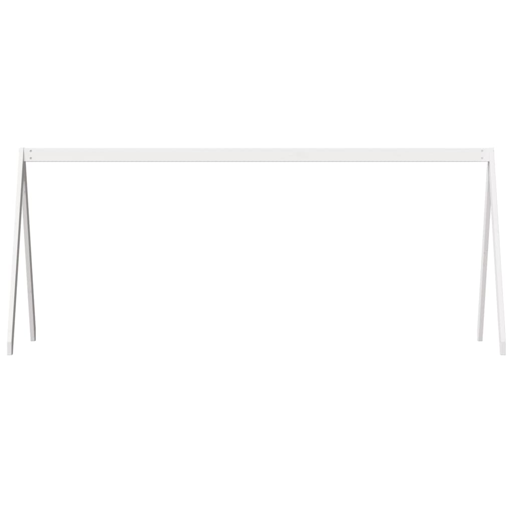 Telhado de cama infantil 209x85,5x88 cm pinho maciço branco
