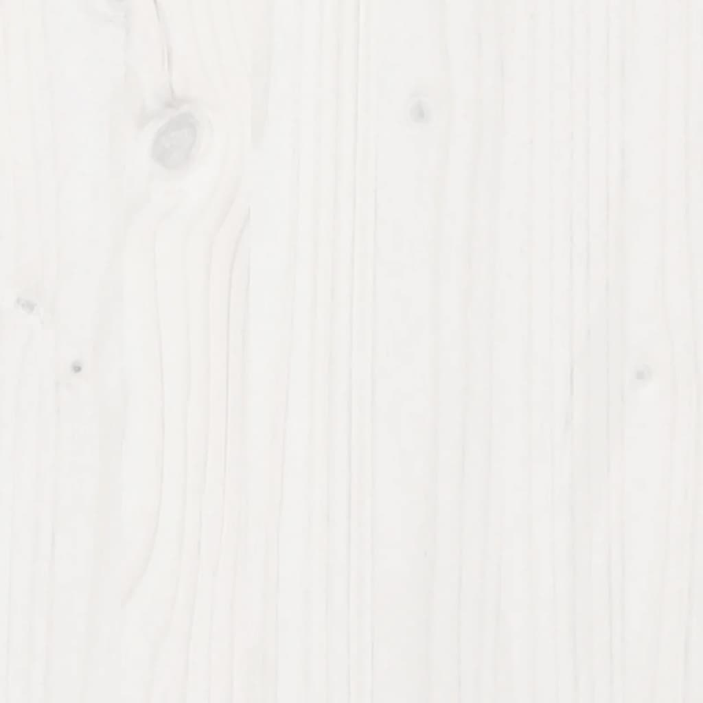 Cama infantil com telhado 100x200 cm pinho maciço branco