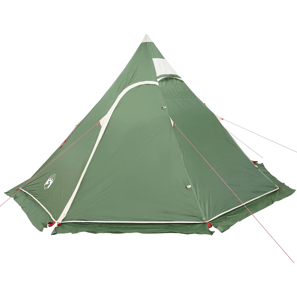 Tenda de campismo tipi para 5 pessoas impermeável verde
