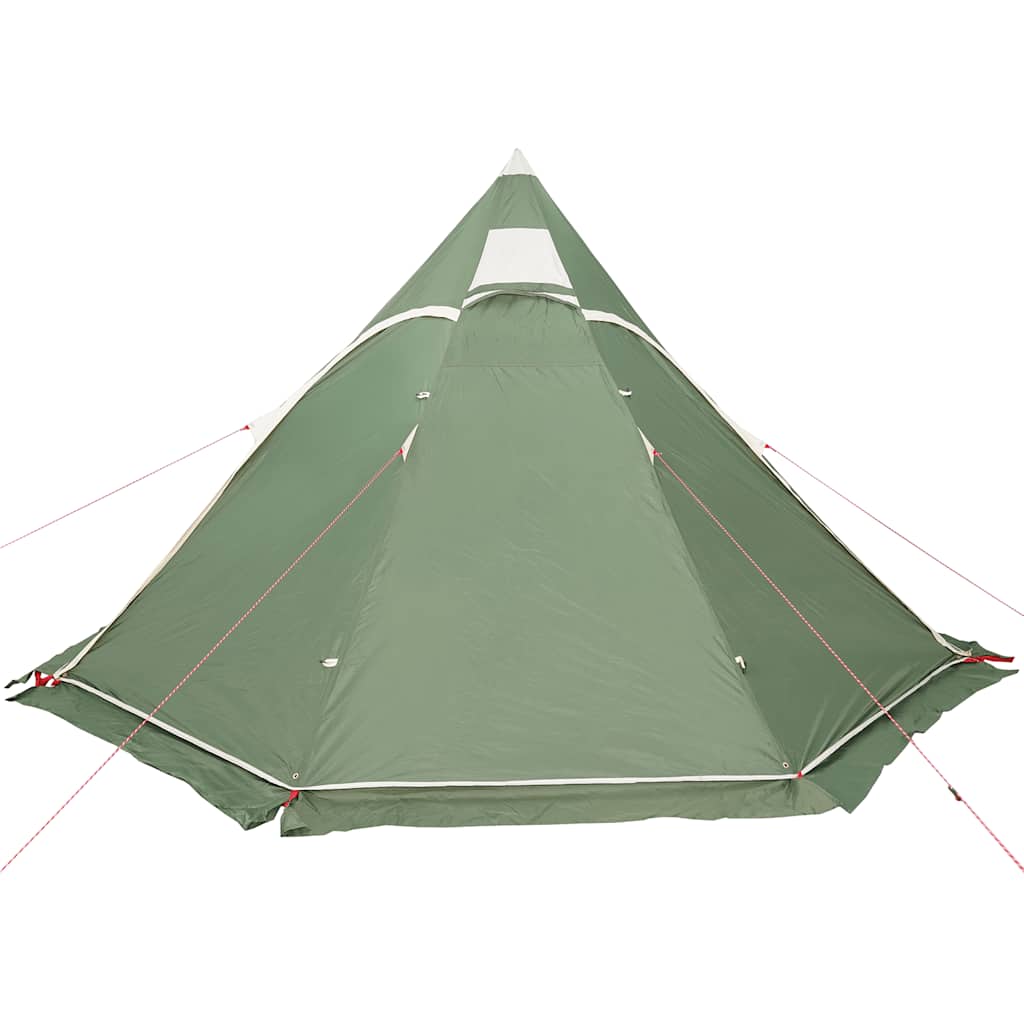 Tenda de campismo tipi para 5 pessoas impermeável verde