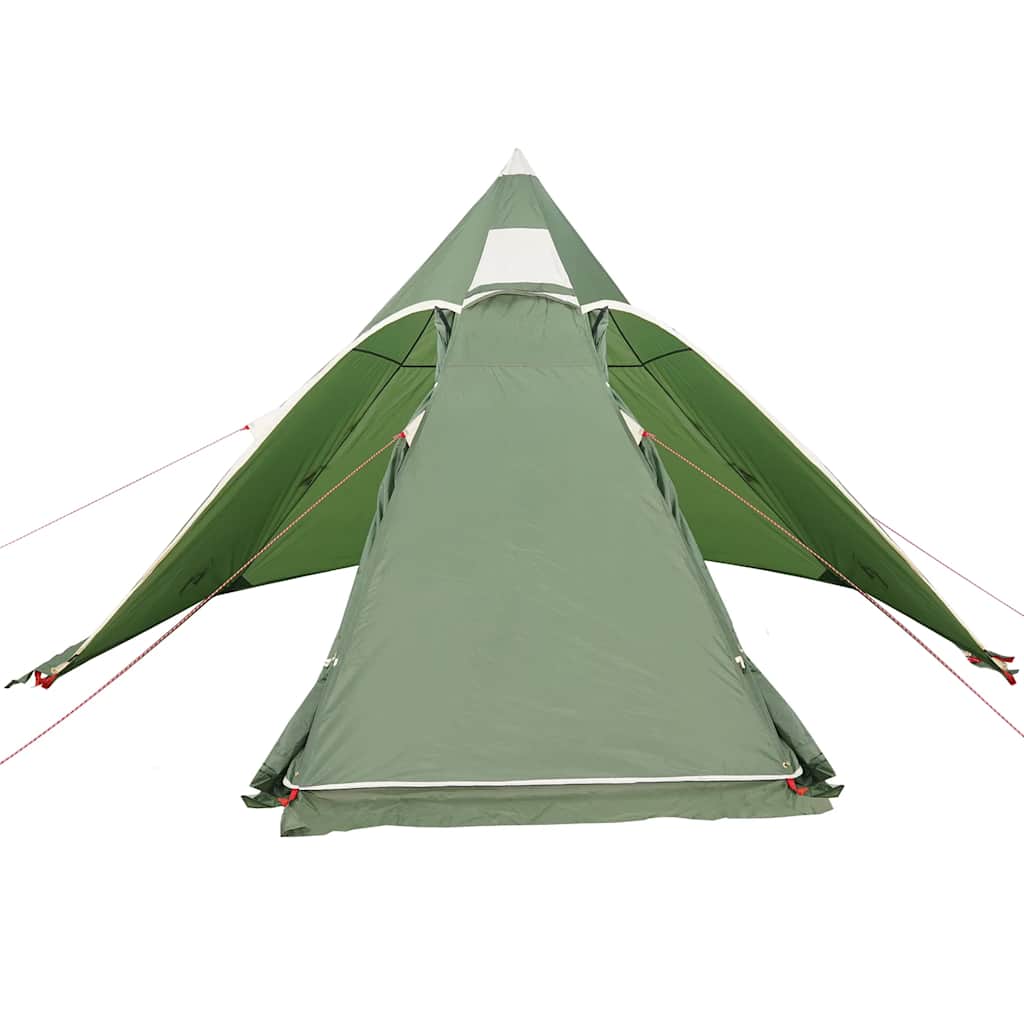 Tenda de campismo tipi para 5 pessoas impermeável verde