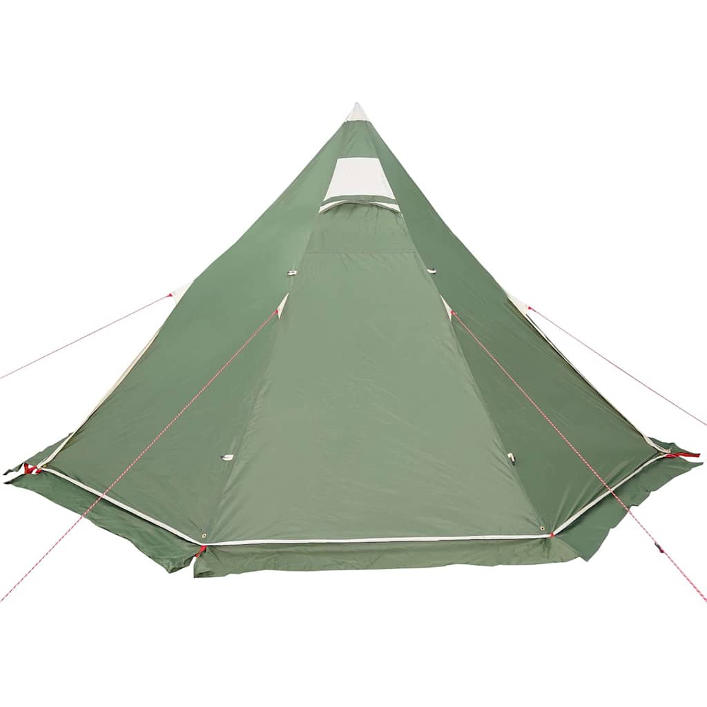 Tenda de campismo tipi para 5 pessoas impermeável verde
