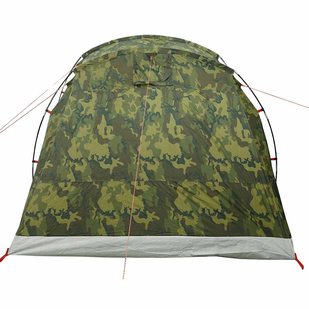 Tenda de campismo túnel para 4 pessoas impermeável camuflado