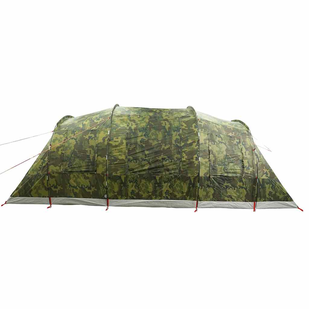 Tenda de campismo túnel para 4 pessoas impermeável camuflado