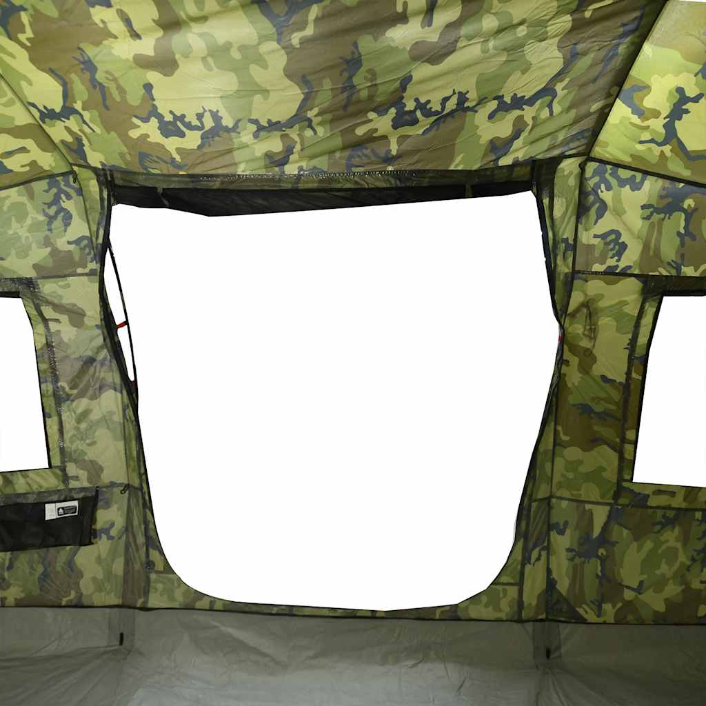 Tenda de campismo túnel para 4 pessoas impermeável camuflado