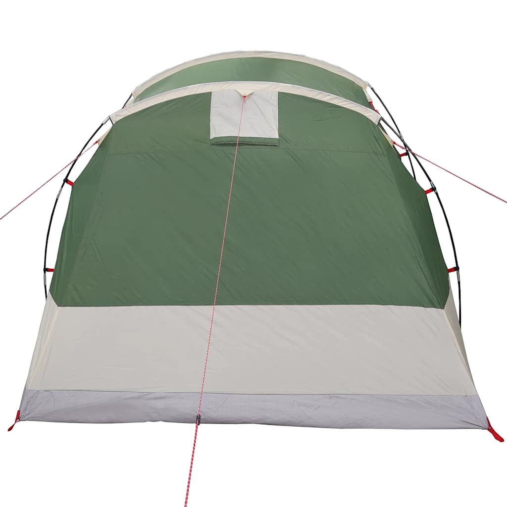 Tenda familiar túnel para 6 pessoas impermeável verde