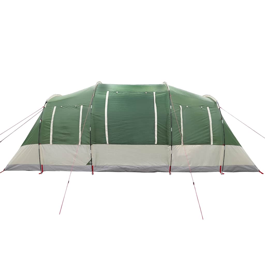 Tenda familiar túnel para 6 pessoas impermeável verde