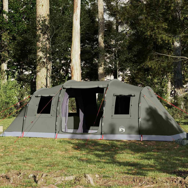 Tenda familiar túnel para 6 pessoas impermeável verde azeitona