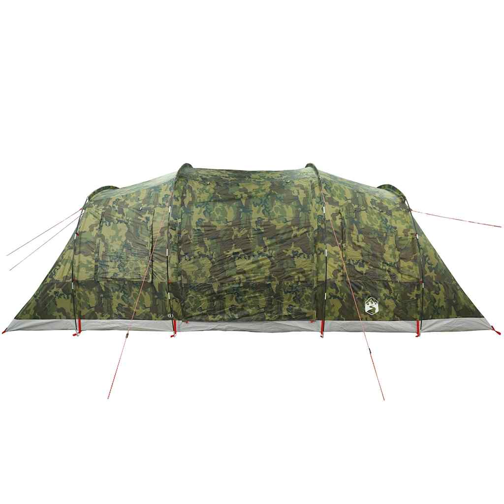Tenda familiar túnel para 6 pessoas impermeável camuflagem