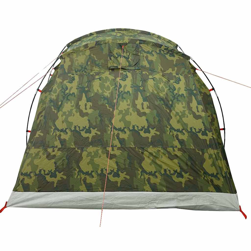 Tenda familiar túnel para 6 pessoas impermeável camuflagem