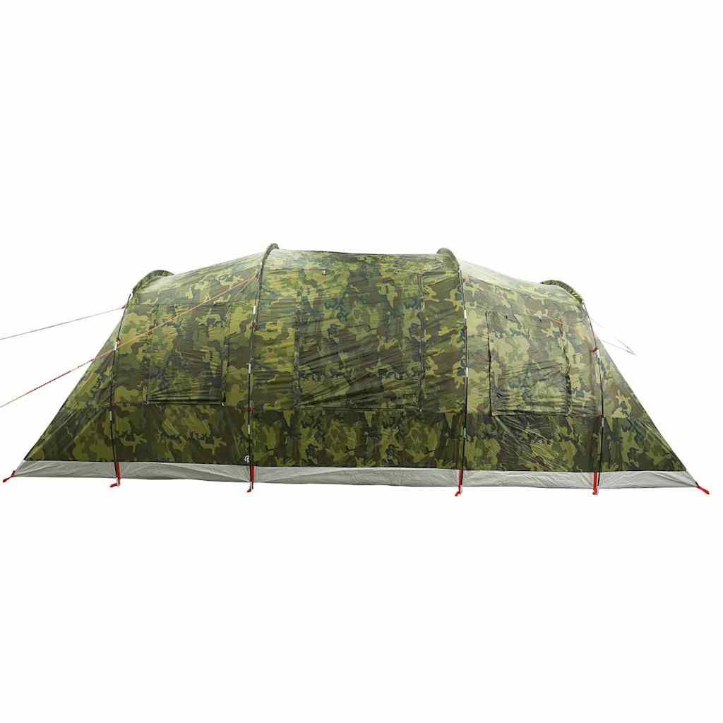 Tenda familiar túnel para 6 pessoas impermeável camuflagem