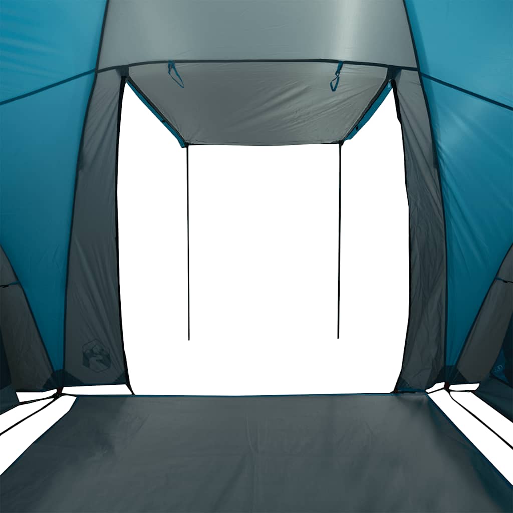 Tenda de campismo túnel para 5 pessoas impermeável azul