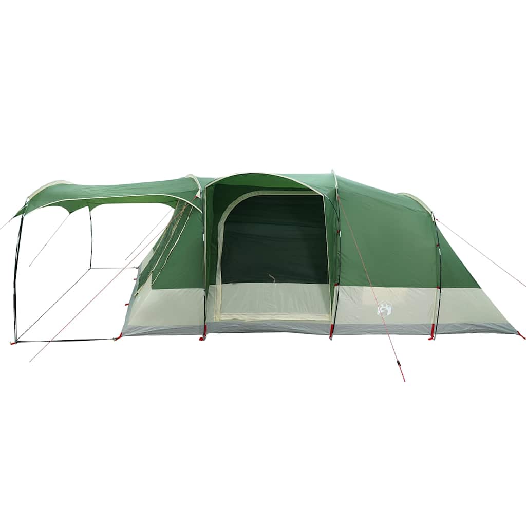 Tenda de campismo túnel para 5 pessoas impermeável verde