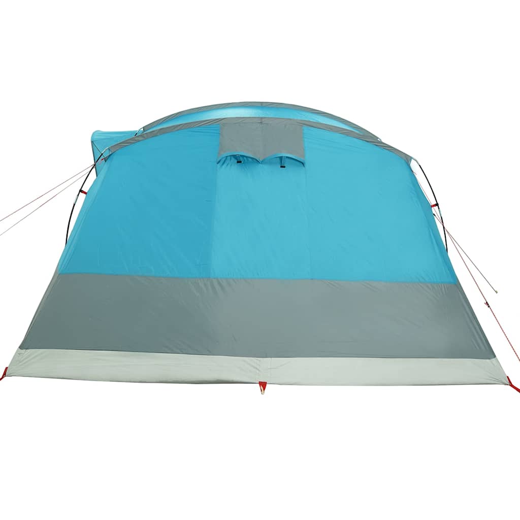 Tenda de campismo túnel para 5 pessoas impermeável azul