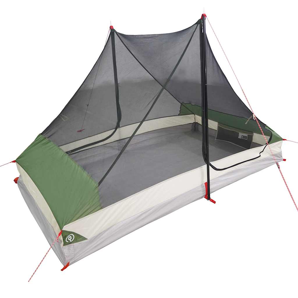 Tenda de campismo para 2 pessoas tecido impermeável verde