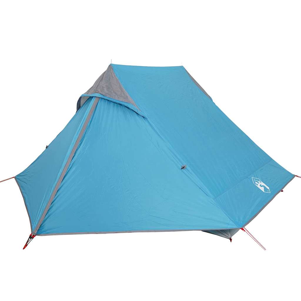Tenda de campismo para 2 pessoas tecido impermeável azul