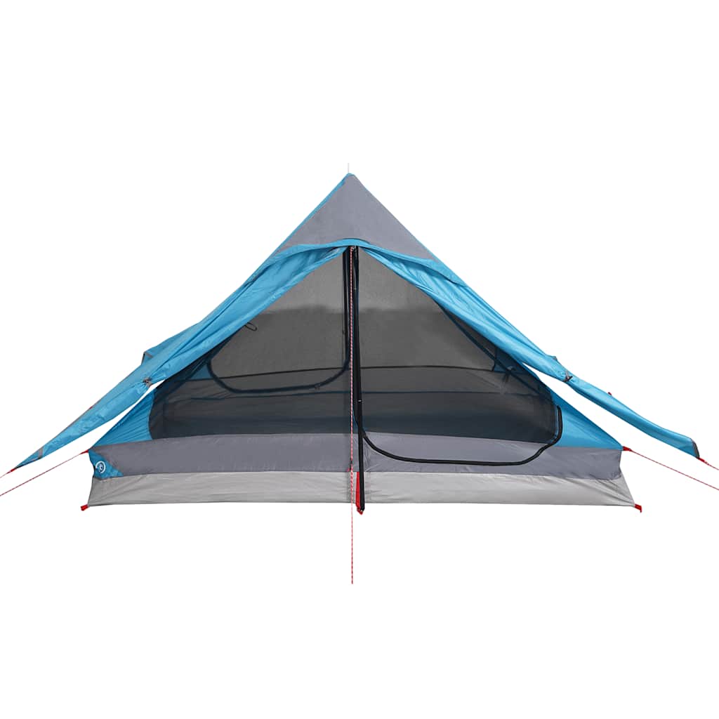 Tenda de campismo para 2 pessoas tecido impermeável azul
