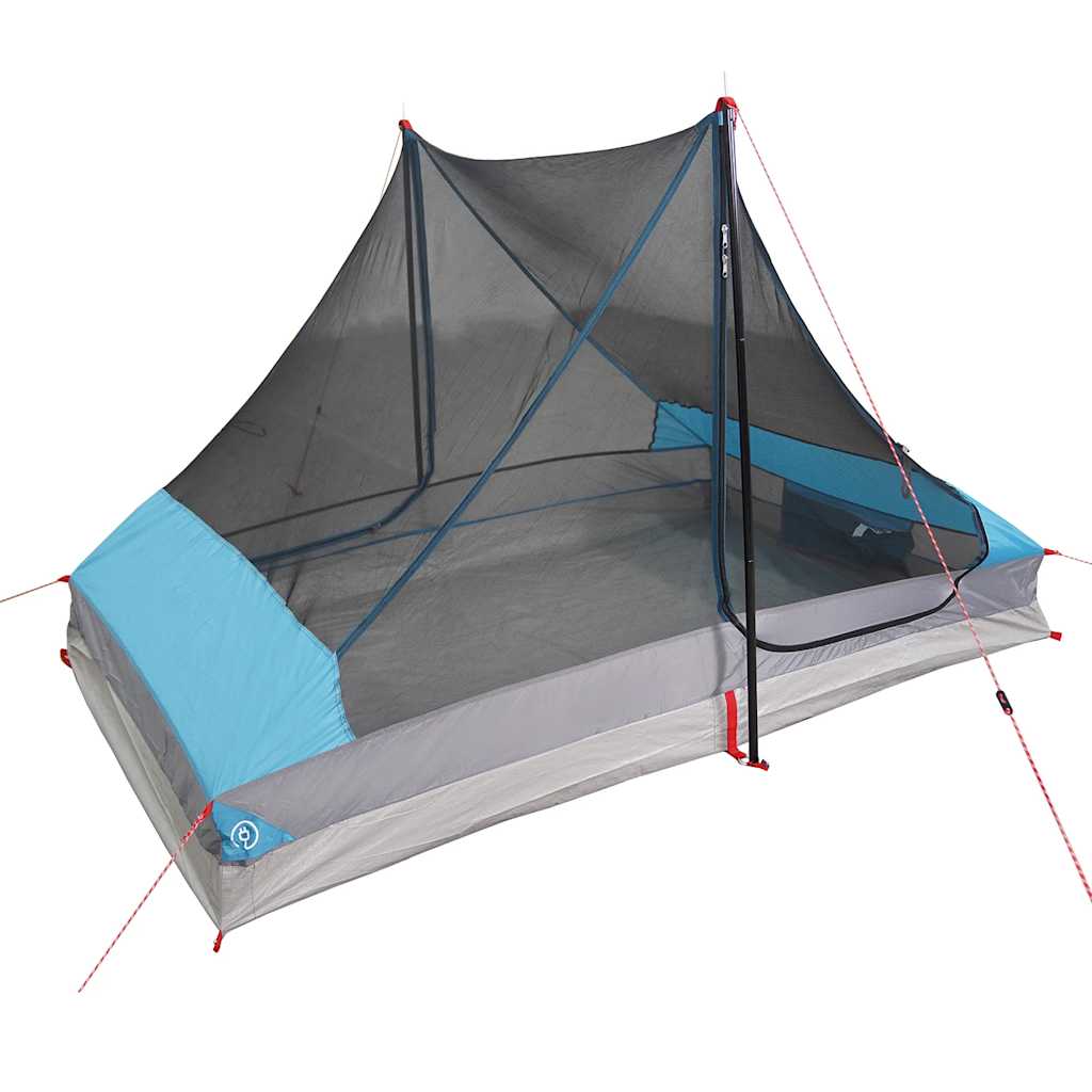Tenda de campismo para 2 pessoas tecido impermeável azul