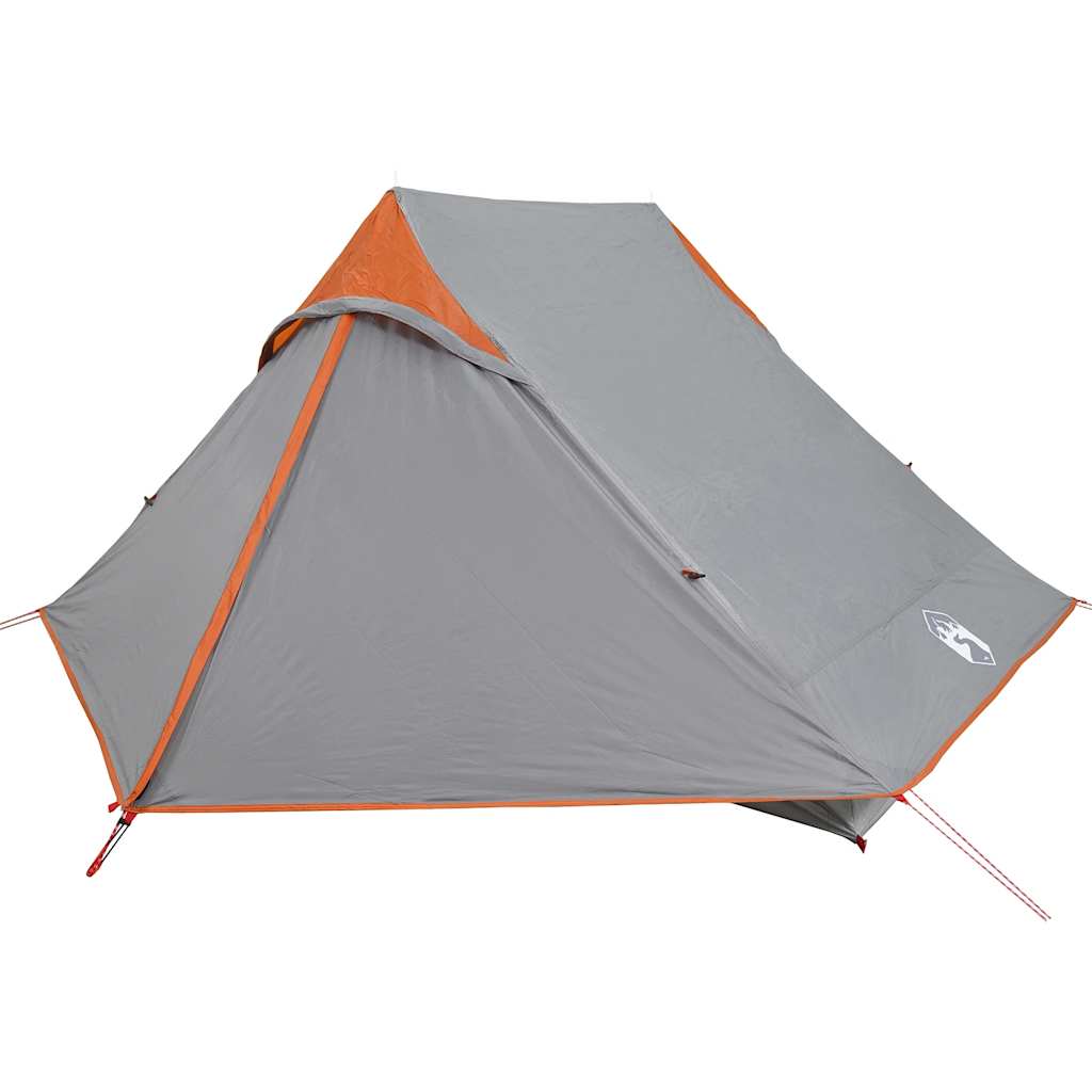 Tenda de campismo p/ 2 pessoas tecido impermeável cinza
