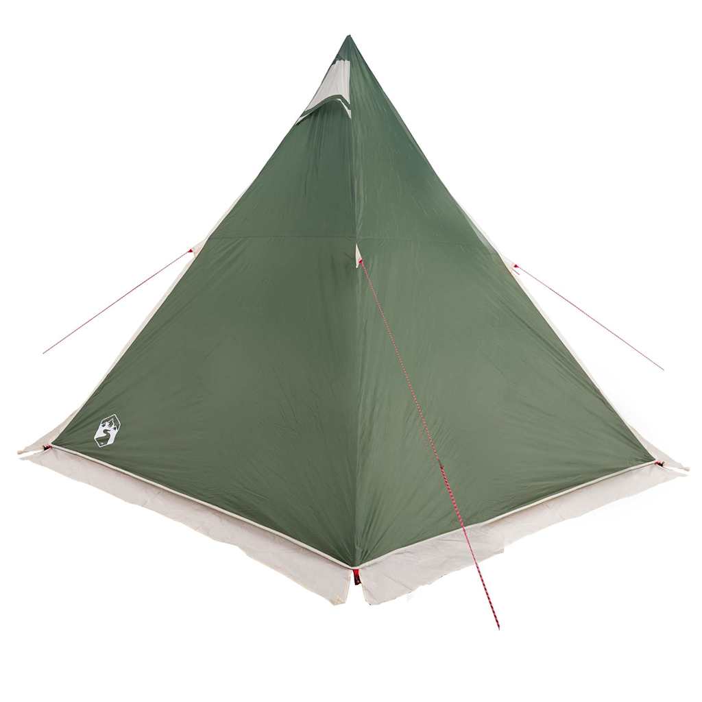 Tenda familiar tipi para 6 pessoas impermeável verde