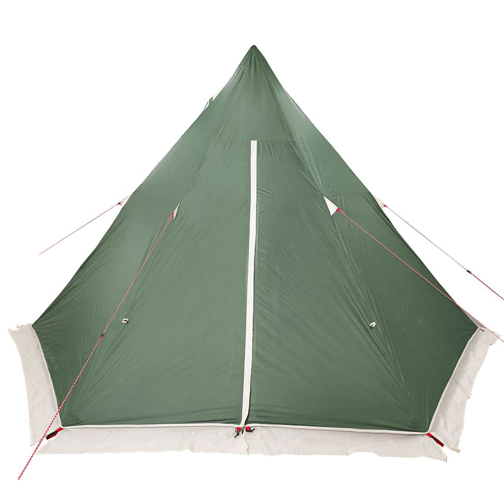 Tenda familiar tipi para 6 pessoas impermeável verde