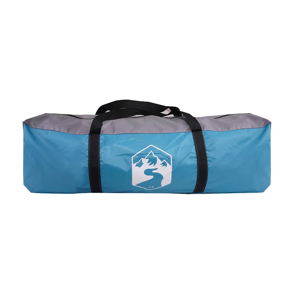 Tenda familiar tipi para 6 pessoas impermeável azul