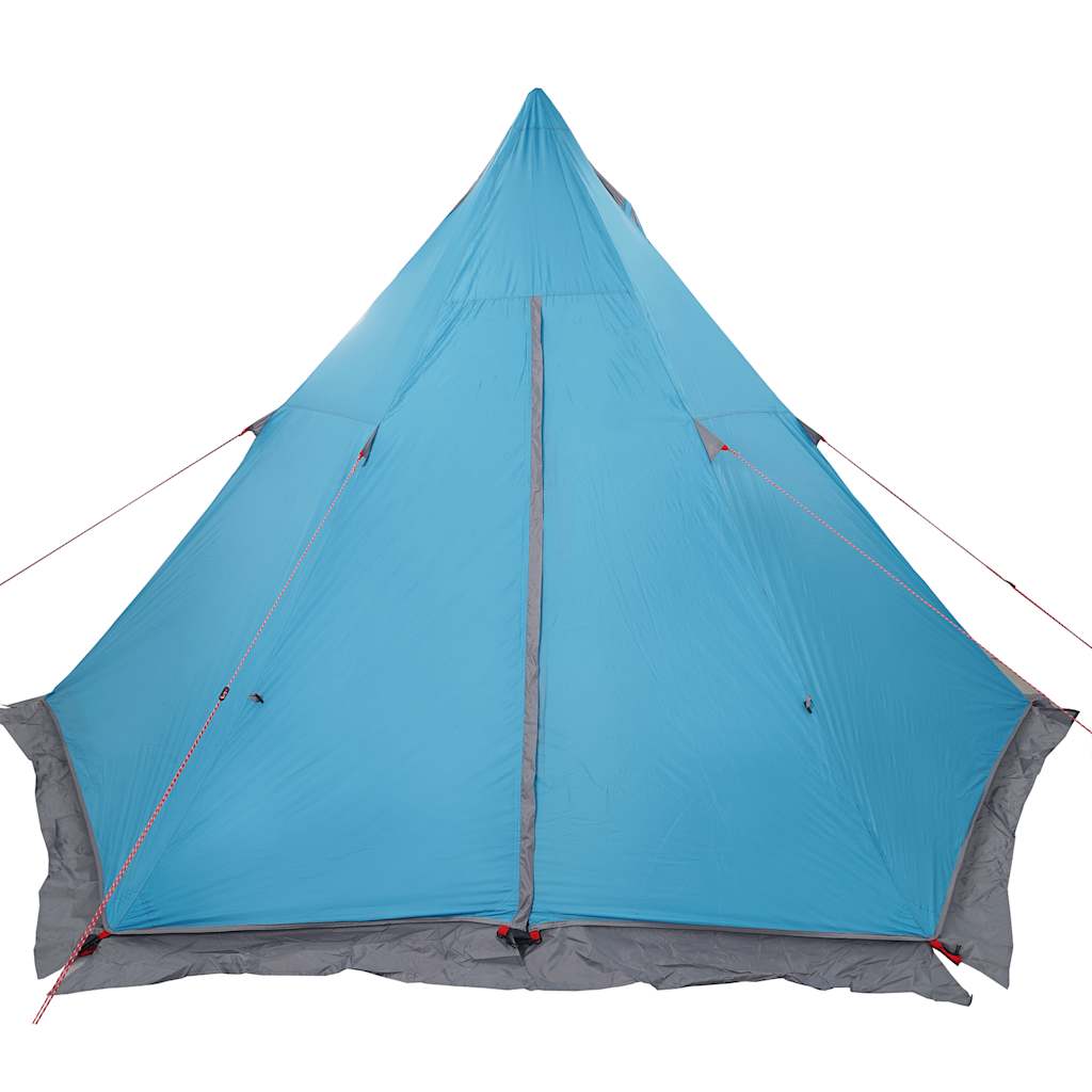 Tenda familiar tipi para 6 pessoas impermeável azul