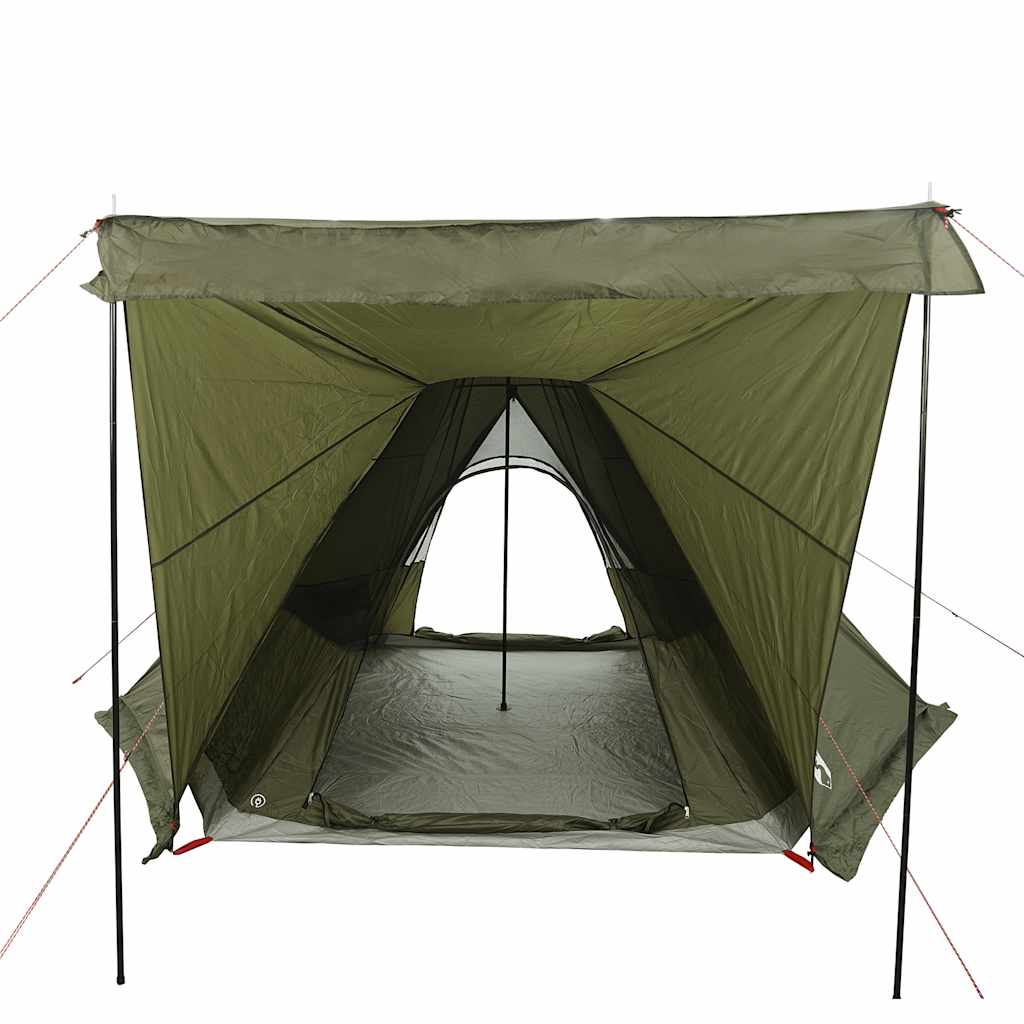 Tenda familiar tipi para 6 pessoas impermeável verde azeitona
