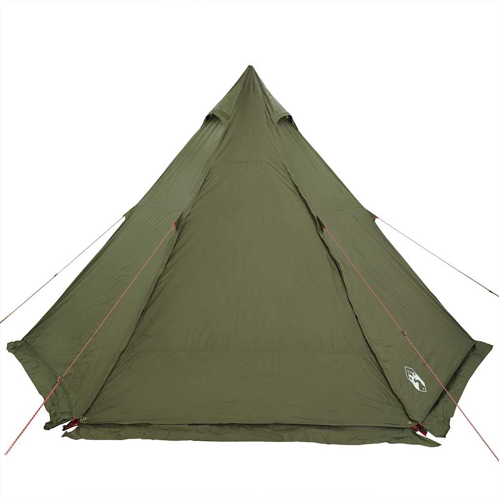 Tenda familiar tipi para 6 pessoas impermeável verde azeitona