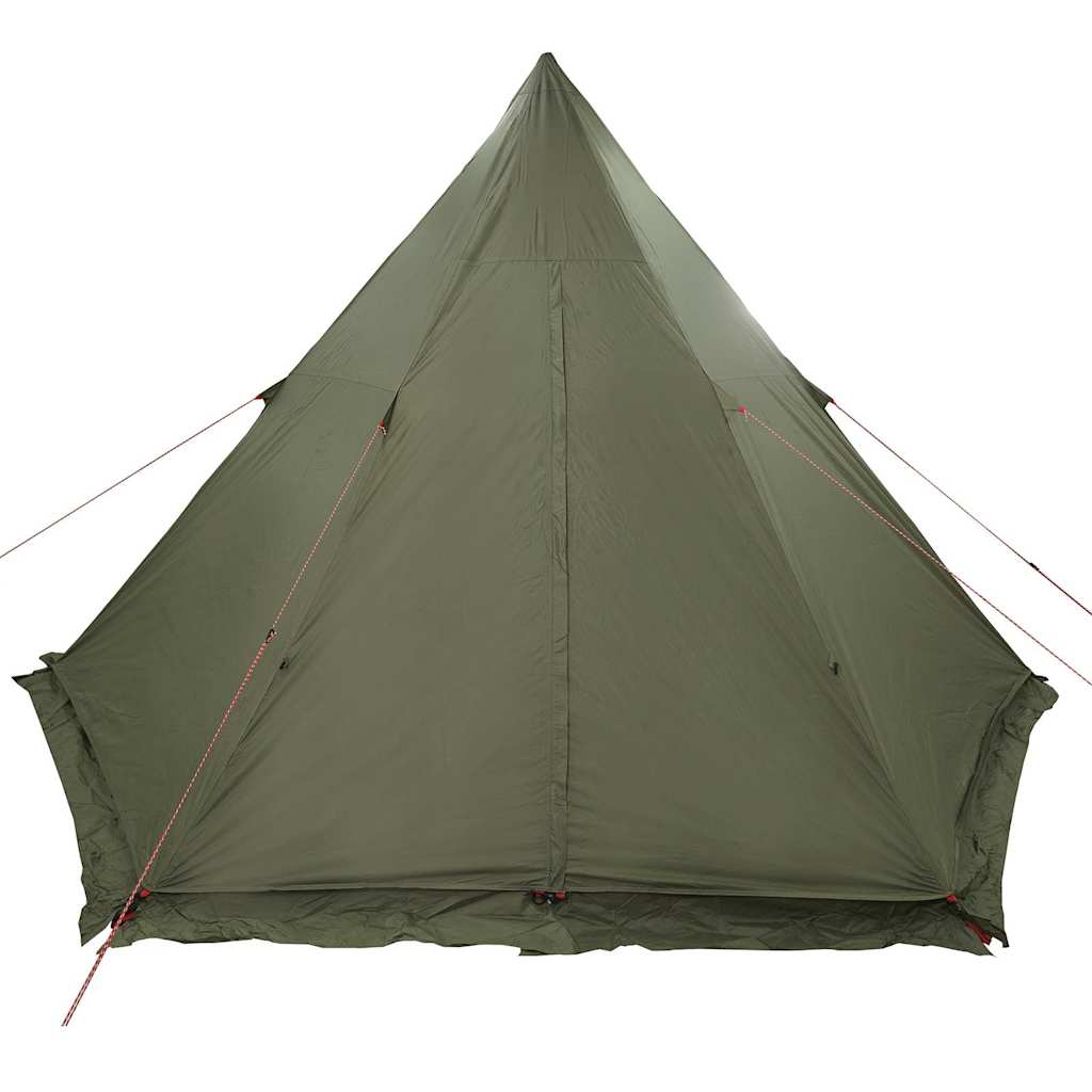 Tenda familiar tipi para 6 pessoas impermeável verde azeitona