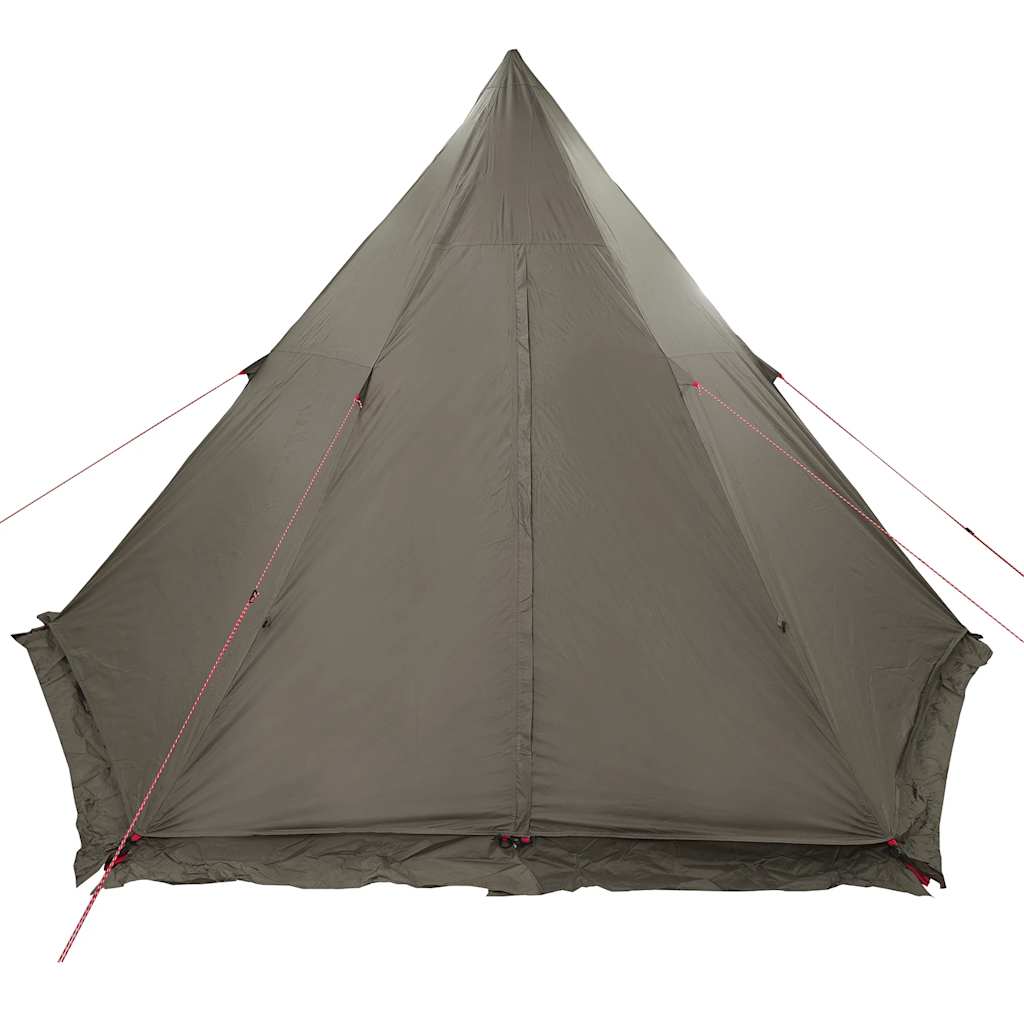 Tenda familiar tipi para 6 pessoas impermeável castanho