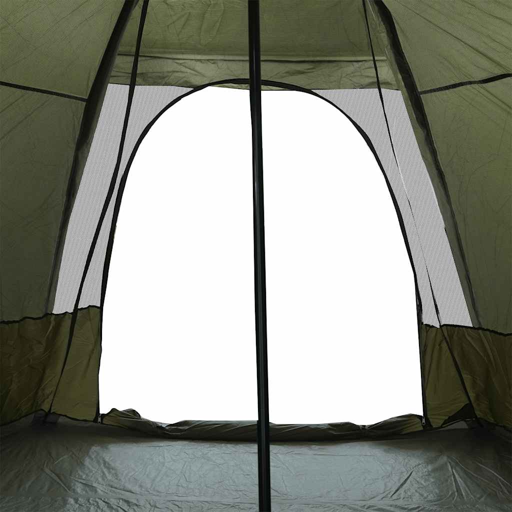 Tenda familiar tipi para 6 pessoas impermeável castanho