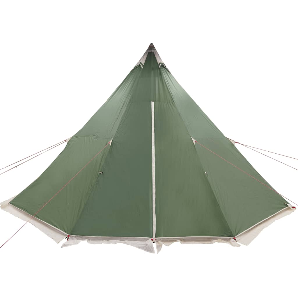 Tenda familiar tipi para 6 pessoas impermeável verde