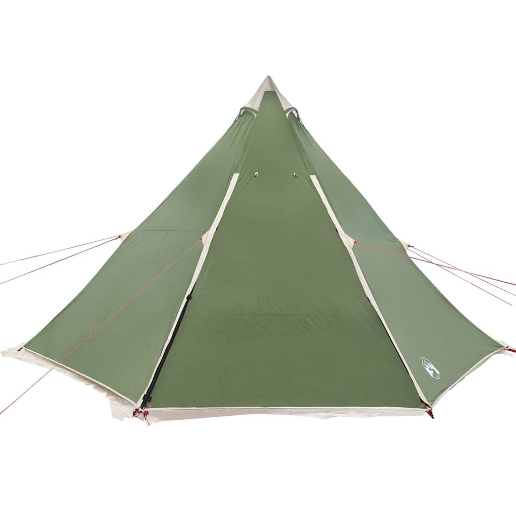 Tenda familiar tipi para 6 pessoas impermeável verde
