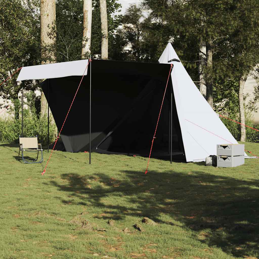 Tenda familiar tipi para 6 pessoas opaca impermeável branco