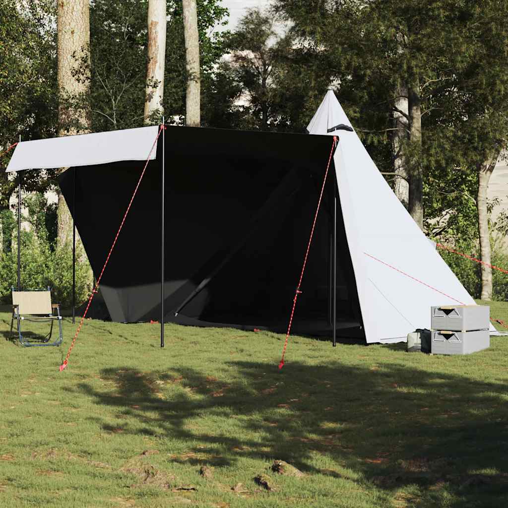 Tenda familiar tipi para 6 pessoas opaca impermeável branco