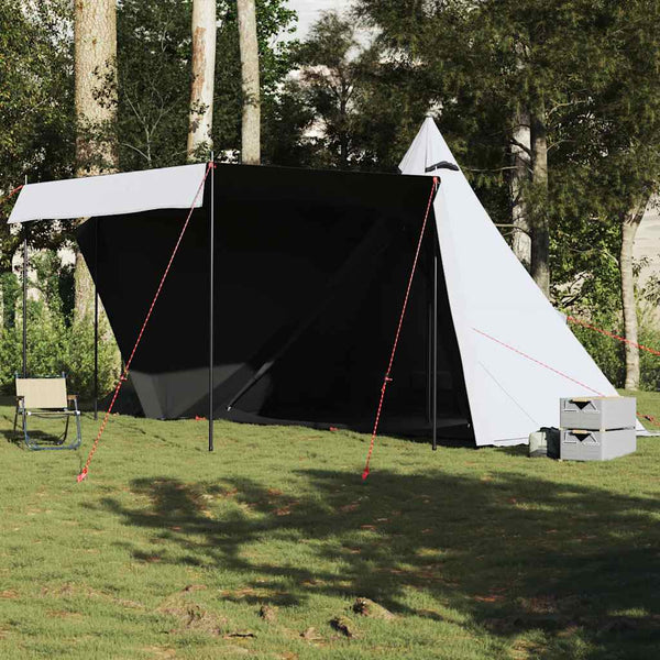 Tenda familiar tipi para 6 pessoas opaca impermeável branco