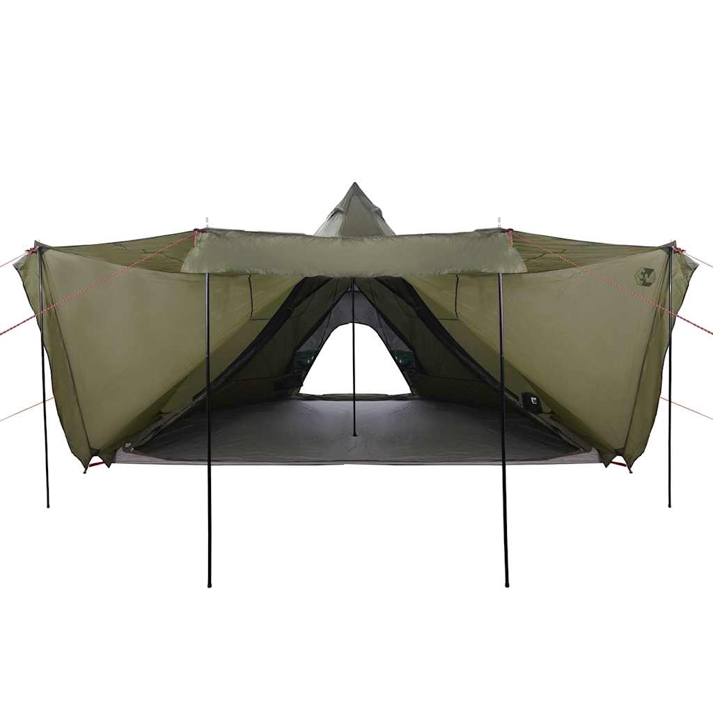 Tenda familiar tipi para 6 pessoas impermeável verde azeitona