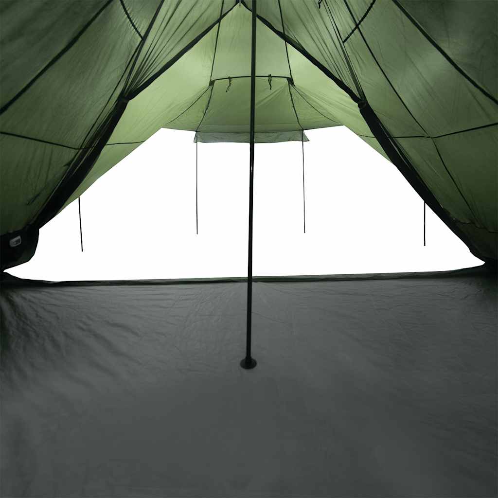 Tenda familiar tipi para 6 pessoas impermeável verde azeitona