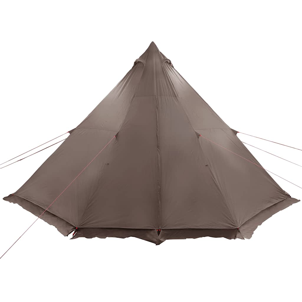 Tenda familiar tipi para 6 pessoas impermeável castanho