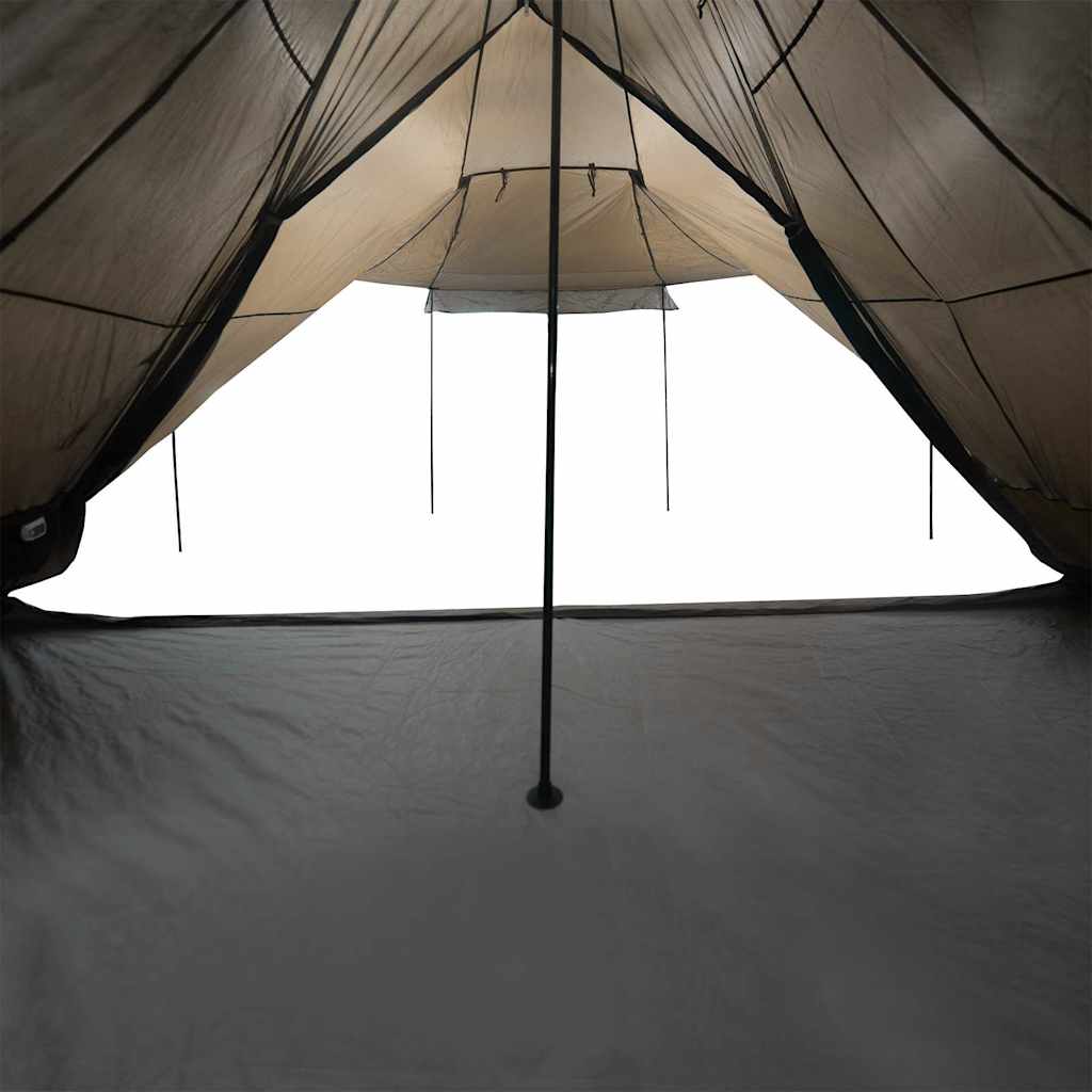 Tenda familiar tipi para 6 pessoas impermeável castanho