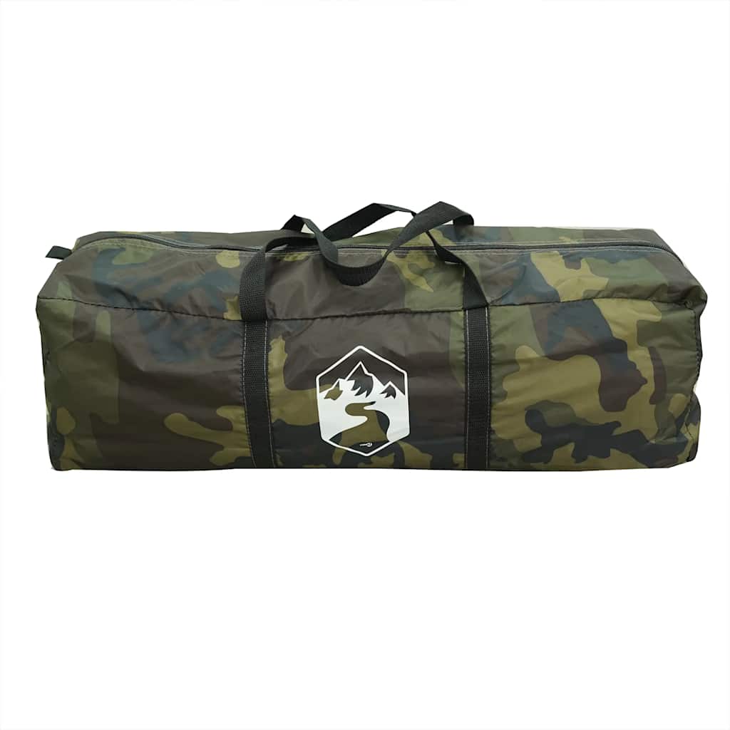 Tenda familiar tipi para 6 pessoas impermeável camuflagem