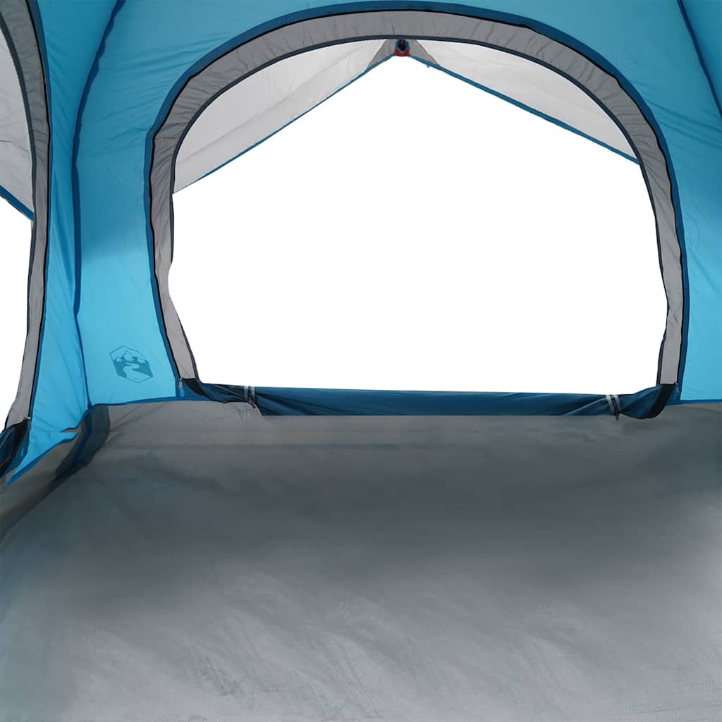 Tenda de campismo cabana para 4 pessoas impermeável azul