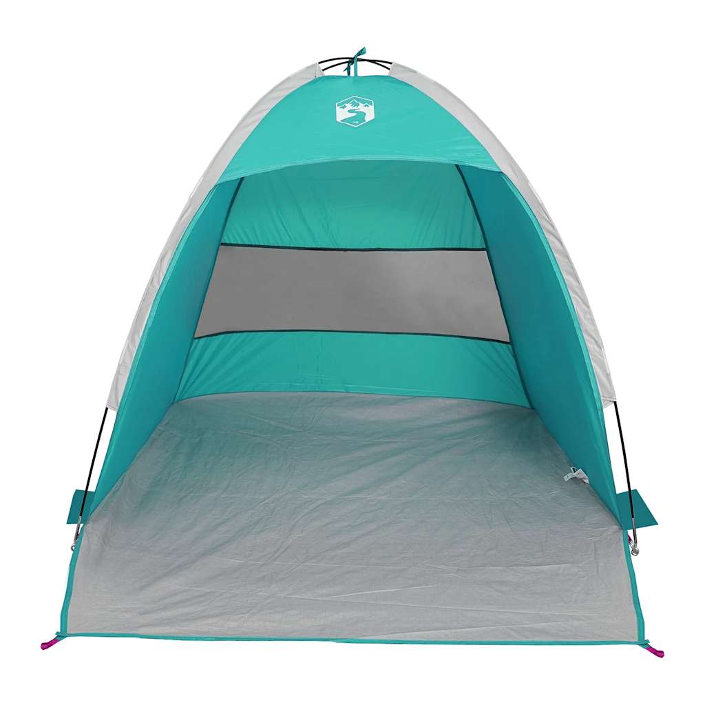 Tenda de praia 3 Pessoas impermeável verde mar