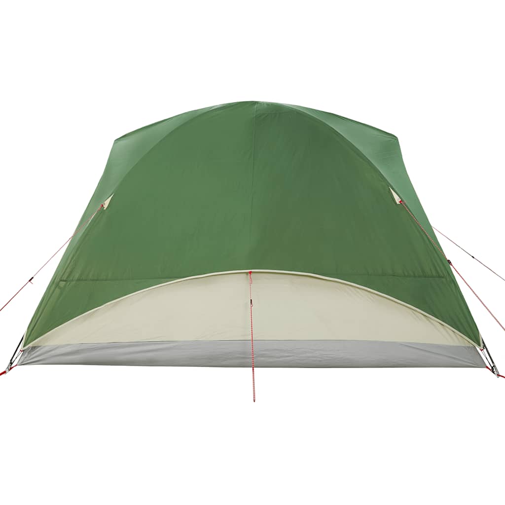 Tenda familiar túnel para 6 pessoas impermeável verde