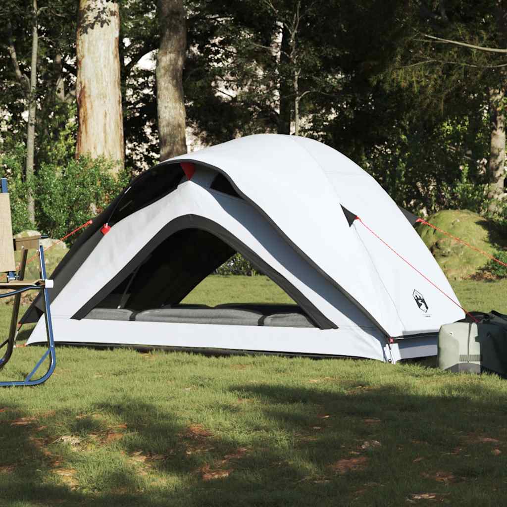 Tenda de campismo p/ 1 pessoa tecido opaco impermeável branco