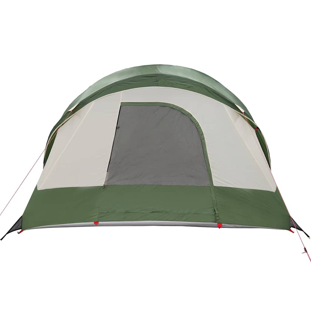 Tenda familiar túnel para 8 pessoas impermeável verde