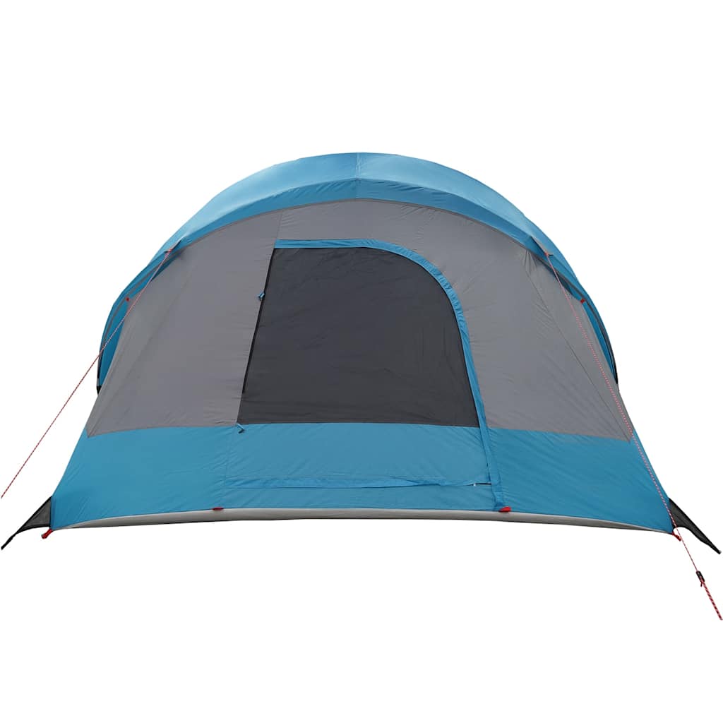 Tenda familiar túnel para 8 pessoas impermeável azul