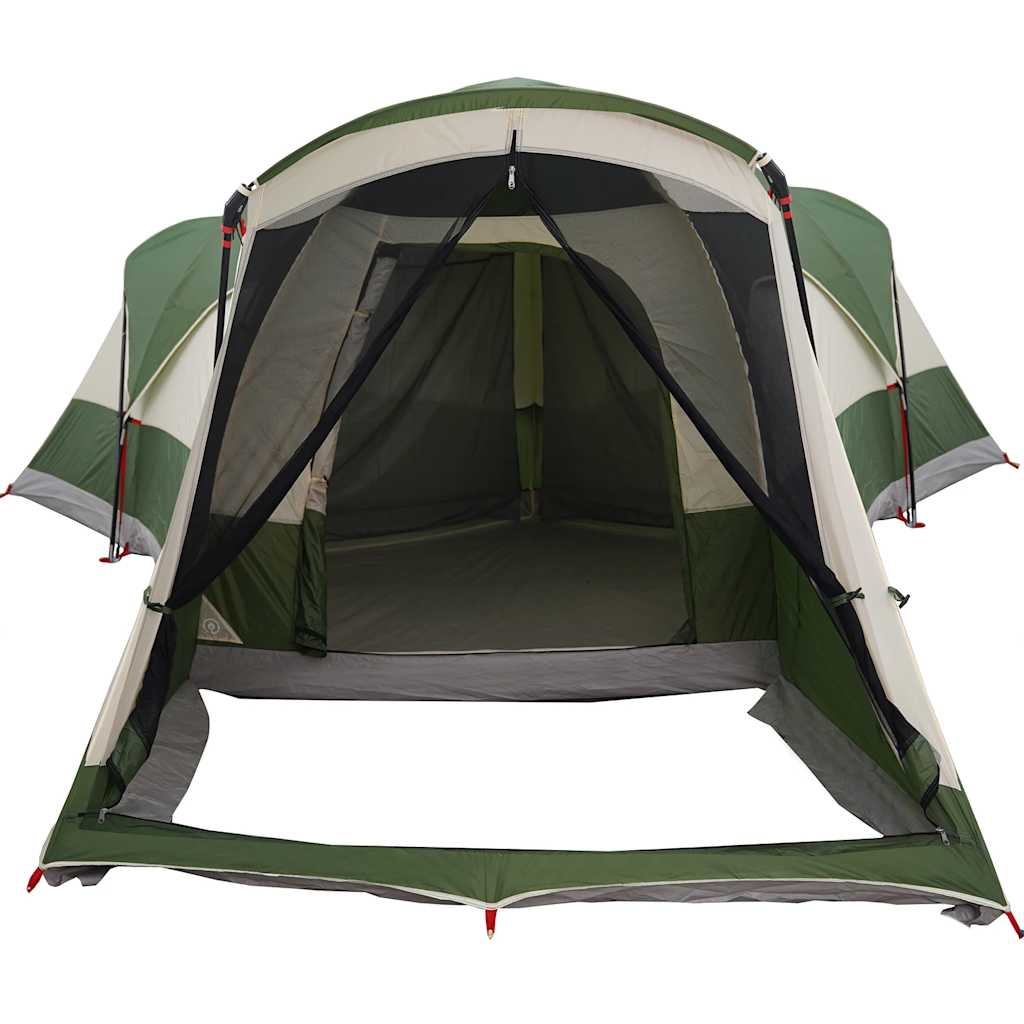 Tenda familiar túnel para 8 pessoas impermeável verde