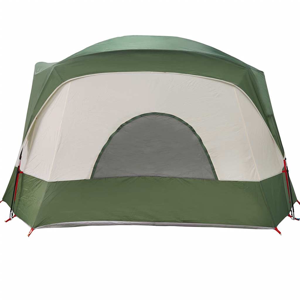 Tenda familiar estilo cabana para 6 pessoas impermeável verde